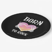 Skeleton Hands Heart Graphic voor Classic Papieren Bordje (Gekanteld)