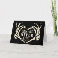 Skeleton Hands Heart Shape Custom Wedding