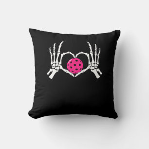 Skeleton Hands Heart Sign Funny Pickle Valentijns Kussen