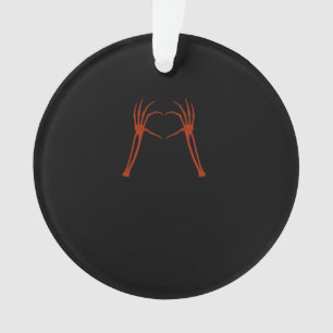 Skeleton Hands Heart Sign Kostuum Grappig Hallowee Ornament