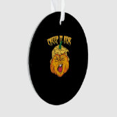 Skeleton Hands Heart Sign Retro Halloween Costuum Ornament (voorkant)