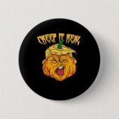 Skeleton Hands Heart Sign Retro Halloween Costuum Ronde Button 5,7 Cm (Voorkant)