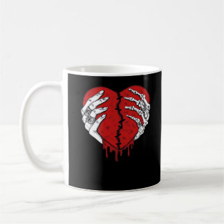 Skeleton Hands Hearts Classic Trending Koffiemok
