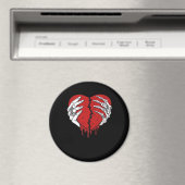 Skeleton Hands Hearts Classic Trending Magneet (Insitu (Vaatwasser))