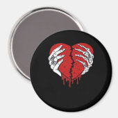 Skeleton Hands Hearts Classic Trending Magneet (Voorkant / Achterkant)