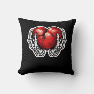 Skeleton Hands Hearts - Schattigee Halloween Kussen