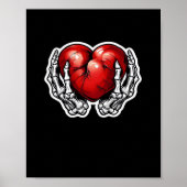 Skeleton Hands Hearts - Schattigee Halloween Poster (Voorkant)