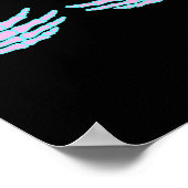 Skeleton Hands On S Breast  Poster (Hoek)