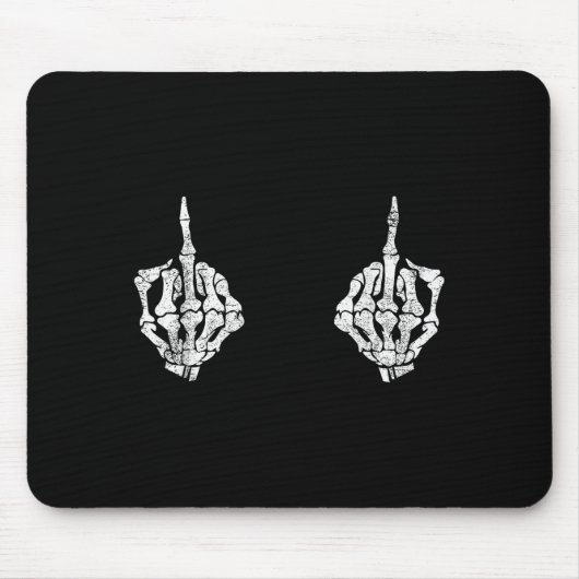 Skeleton Hands On S Funny Soky Halloween Costume Muismat (Voorkant)