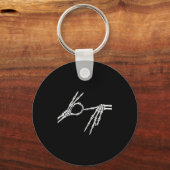 Skeleton Hands Six Seven 6 7 Halloween Costume Men Sleutelhanger (Voorkant)