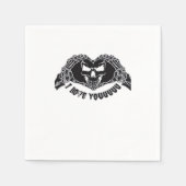 Skeleton Hands Skull, Halloween ontwerp voor backg Servet (Voorkant)