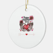 Skeleton Hands Valentijnsdag Classic Keramisch Ornament (Links)