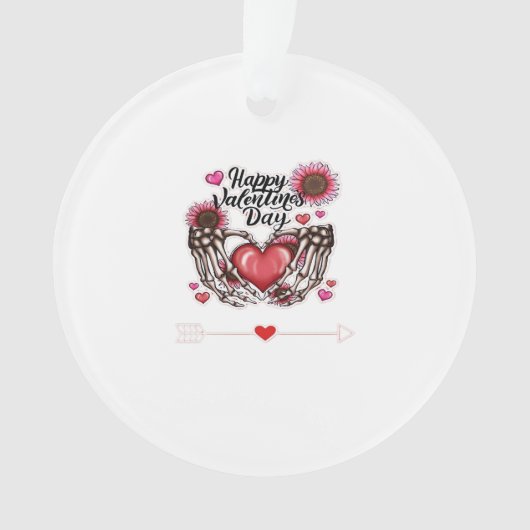 Skeleton Hands Valentijnsdag Classic Ornament (voorkant)