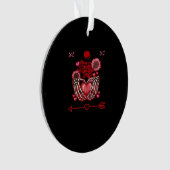 Skeleton Hands Valentijnsdag Classic Ornament (voorkant)