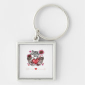 Skeleton Hands Valentijnsdag Classic Sleutelhanger (Voorkant)
