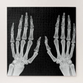 Skeleton Hands Xray Afbeelding Foto van menselijke Legpuzzel (Verticaal)
