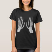 Skeleton Hands Xray Picture Human Anatomy photo T-shirt (Voorkant)