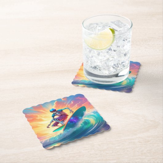 Skeleton Hang 10 Onderzetters (Insitu)