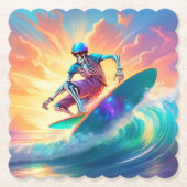 Skeleton Hang 10 Onderzetters (Voorkant)