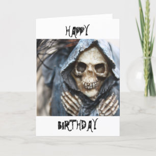 Skeleton Happy Birthday-kaart Kaart