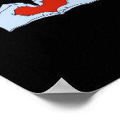 Skeleton Heart Hands Classic & Basic Halloween Poster (Hoek)