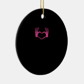 Skeleton Heart Hands Classic Keramisch Ornament (Rechts)
