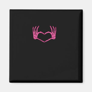 Skeleton Heart Hands Classic Magneet