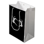 Skeleton Heart Hands Classic Medium Cadeauzakje (Voorkant Gekanteld)