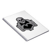 Skeleton Heart Hands Classic Notitieboek (Rechterzijde)