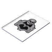 Skeleton Heart Hands Classic Notitieboek (Linkerzijde)