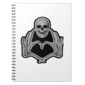 Skeleton Heart Hands Classic Notitieboek (Voorkant)