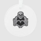 Skeleton Heart Hands Classic Ornament (voorkant)