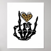 Skeleton Heart Hands Classic Poster (Voorkant)
