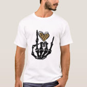 Skeleton Heart Hands Classic T-shirt (Voorkant)