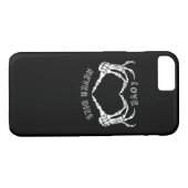 Skeleton Heart Hands Funny & Classic Case-Mate iPhone Case (Achterkant (Horizontaal))