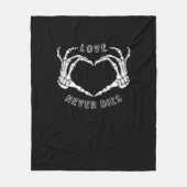 Skeleton Heart Hands Funny & Classic Fleece Deken (Voorkant)