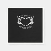 Skeleton Heart Hands Funny & Classic Servet (Voorkant)