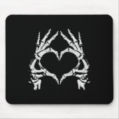 Skeleton Heart Hands - Halloween - Skeleton Hands Muismat (Voorkant)