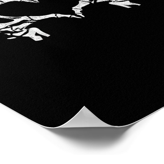 Skeleton Heart Hands - Halloween - Skeleton Hands Poster (Hoek)