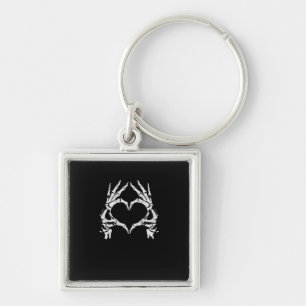 Skeleton Heart Hands - Halloween - Skeleton Hands Sleutelhanger