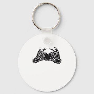 Skeleton Heart Hands - Klassiek Sleutelhanger