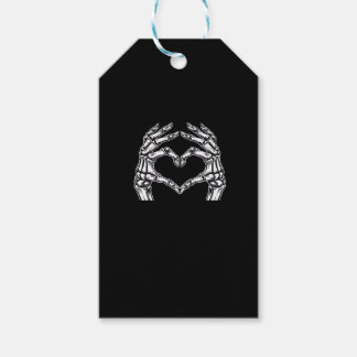 Skeleton Heart Hands Sign Halloween Kostuum Basic Cadeaulabel