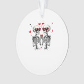 Skeleton Heart Hands voor Trending Ornament (voorkant)