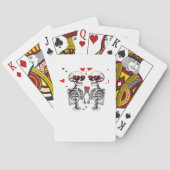 Skeleton Heart Hands voor Trending Pokerkaarten (Achterkant)