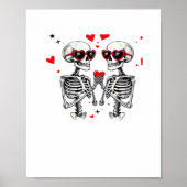 Skeleton Heart Hands voor Trending Poster (Voorkant)
