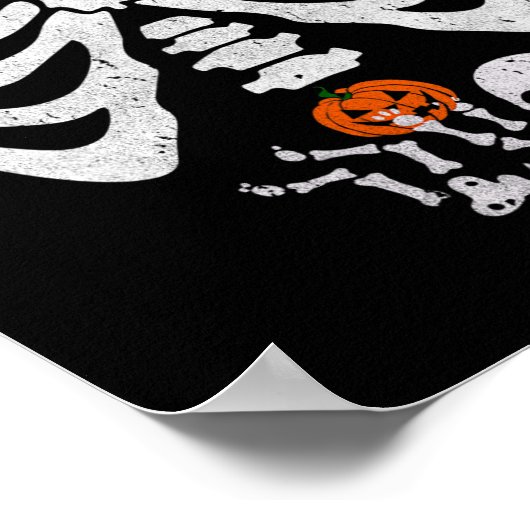 Skeleton Heart Kostuums beroemd gemaakt door Hallo Poster (Hoek)