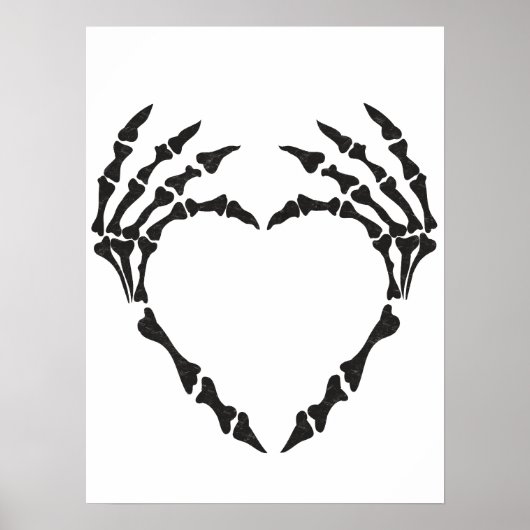 Skeleton Heart Poster (Voorkant)