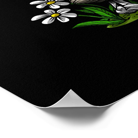 Skeleton Hippie Poster (Hoek)