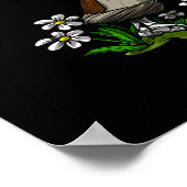 Skeleton Hippie Poster (Hoek)