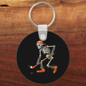 Skeleton Hockey Halloween Costume Sport Men Boys K Sleutelhanger (Voorkant)